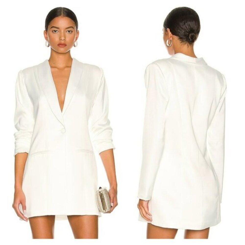 Nonchalant Label Dina Blazer Dress Off White